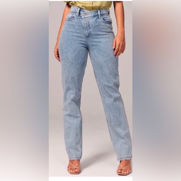 Abercrombie & Fitch Denim - ABERCROMBIE & FITCH The 90s Straight ultra high rise Jean 2